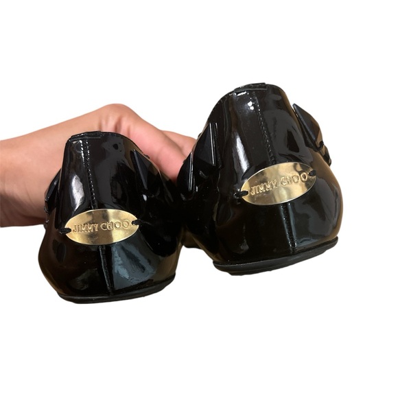 Jimmy Choi Black Ballet Flats - Picture 3 of 5